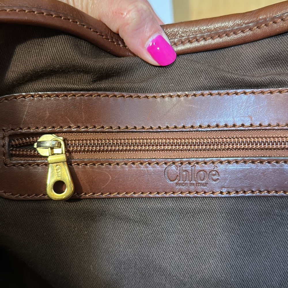 Purse Bag Chloe Kerala Western Horse Charms Brown Leather Shoulder Bag w charms - Picture 14 of 14